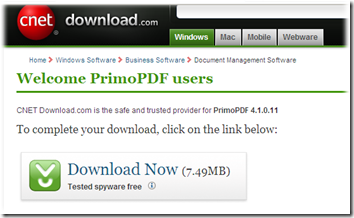 freeware primopdf free download